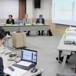 海岸保全基本計画の変更について話し合った検討委員会会合＝神戸市中央区下山手通４、ひょうご女性交流館