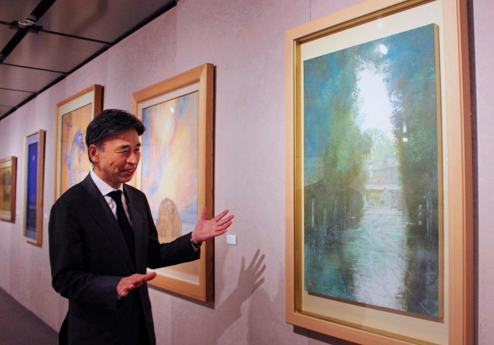 日本画家・西田眞人さん、東京・銀座で個展 日展受賞作はじめ画家人生