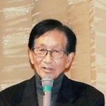 長女の詩織さんを亡くした経験を話す猪野憲一さん＝ラッセホール