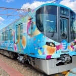 ＪＲ西日本が来年３月１５日～１０月１３日に運行する「エキスポライナー」の車両（同社提供）