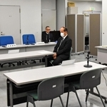 指定暴力団の再指定手続きの中で設けられた意見聴取の場＝神戸市中央区下山手通５、兵庫県警本部