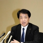 姫路市議会議員政治倫理審査会の会長に選ばれた西本真造市議＝１９日午前、姫路市役所