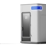 ＪＲ大阪駅などに設置される駅仕様の「カラダ測定ポッド」のイメージ図（ＪＲ西日本提供）