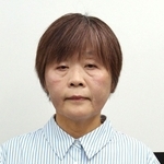 猪名川町長選への立候補を表明した町議の末松早苗氏＝川西市中央町