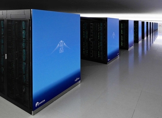 スーパーコンピューター「富岳」＝神戸市中央区港島南町７、理化学研究所計算科学研究センター