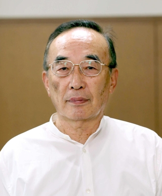 庵逧典章・佐用町長＝佐用町佐用、佐用町役場