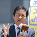参院選を前に神戸・三宮で演説する国民民主党の玉木雄一郎代表＝２９日午前、神戸市中央区三宮町１（撮影・大田将之）