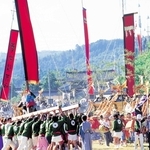 能登半島地震の被災地・石川県七尾市で受け継がれる「お熊甲祭」（石川県観光連盟提供）