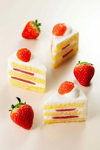 ショートケーキ型の「夢苺」。サイズは通常より小さい（エス　コヤマ提供）