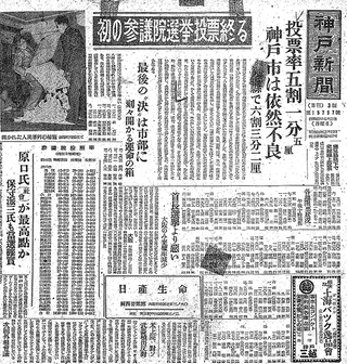 １９４７年４月２１日付１面