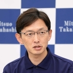 高橋光男氏（撮影・中西幸大）