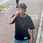 事件前日の１９日に被害者の勤務先近くの防犯カメラに写った谷本将志容疑者