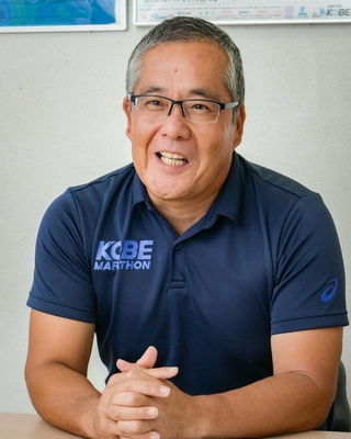 神戸マラソン実行委員会競技運営課長の長谷川大輔さん
