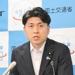 石破茂首相の辞任についてコメントする中野洋昌国土交通相＝９日午前、東京都千代田区