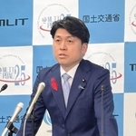 閣議後会見で公明党が自民党との連立を解消したことについて語る中野洋昌国土交通相＝東京都千代田区