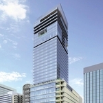 神戸三宮ツインゲートの１期ビルの完成イメージ（神戸市提供）