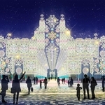 来年１月開幕の神戸ルミナリエで、メリケンパークに設置する作品「海を望む宮殿」のイメージ©Ｋｏｂｅ　Ｌｕｍｉｎａｒｉｅ　Ｏ．Ｃ．