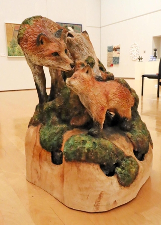 県民賞に選ばれた小岩芽生さんの「自然伝承」（兵庫県立美術館提供）