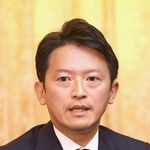 再選から１年を前にインタビューに答える斎藤元彦知事（撮影・丸山桃奈）