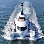 ハイブリッド旅客船「ＨＡＮＡＲＩＡ」（ⓒ商船三井テクノトレード）