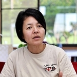 能登半島地震の支援を続ける増島智子さん＝２０２４年６月、石川県七尾市