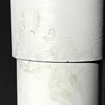 ハクビシンとみられる足跡も見つかった＝神戸市立医療センター中央市民病院（同病院提供）