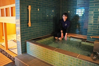 日本初となる浴槽付きサウナができた「さふぃスパ」＝シーサイドホテル舞子ビラ神戸