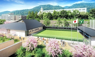 新たな王子弓道場のイメージ。散策路から市民が見学できるようにする（神戸市提供）