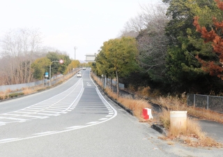 スマートインターチェンジの候補地。コスト面も課題だ＝相生市那波