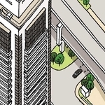 天皇、皇后両陛下の車がホテルに到着する様子も描かれている