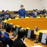 姫路市内の養鶏場で鳥インフルエンザが確認したのを受け、開かれた県の対策本部会議＝１８日午前、神戸市中央区中山手通５、県災害対策センター