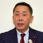 衆院選兵庫２区から立候補を目指す意向を表明する坊恭寿氏＝12日午後、神戸市内（撮影・笠原次郎）