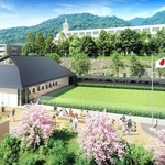 新たな王子弓道場のイメージ。散策路から市民が見学できるようにする（神戸市提供）