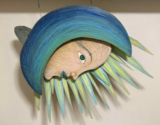 現代美術作家モリン児さんの作品の一部（実行委提供）