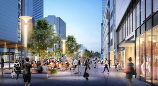 美装化した三宮センター街東口周辺のイメージ。２０２６年度に工事が完了する（神戸市提供）