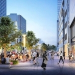 美装化した三宮センター街東口周辺のイメージ。２０２６年度に工事が完了する（神戸市提供）