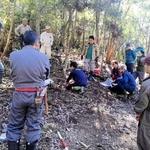 ２０２５年１０月に行われたわな猟の研修＝三木市吉川町、県立総合射撃場（兵庫県提供）