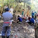 ２０２５年１０月に行われたわな猟の研修＝三木市吉川町、県立総合射撃場（兵庫県提供）