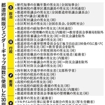 都道府県版ジェンダー・ギャップ指数に使用した３０指標