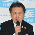 副知事就任を前に会見する守本真一農林水産部長＝２５日午後、神戸市中央区、兵庫県庁（撮影・大田将之） 