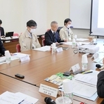 明石海峡公園淡路地区の活性化に向けて意見交換した会合＝神戸市中央区海岸通、神戸地方合同庁舎