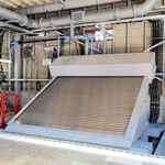 食品系廃棄物を受け入れる設備＝神戸市東灘区魚崎南町２、東灘処理場（同市提供）