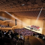 新・神戸文化ホール大ホールのイメージ図（神戸市提供）