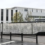 尼崎ＪＲ脱線事故の車両保存施設＝大阪府吹田市