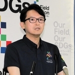 定例会見で話す兵庫県の斎藤元彦知事＝26日午前、県庁