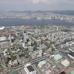 ポートアイランド中心部＝２０２０年８月、神戸市中央区