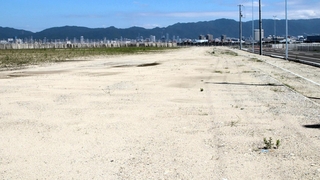 航空機関連の製造業向けに貸し出す方針の神戸空港島の土地＝神戸市中央区