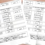 参加者へ渡される健診結果。できている項目に二重丸が記されている＝コープリビング甲南