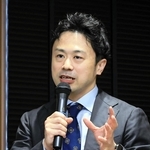 「難聴対策と聞こえの改善方策について」と題して講演する藤田岳氏＝兵庫県予防医学協会健診センター