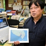 フィリピン・ミンダナオ島の地震被害を語る吉椿雅道さん＝神戸市兵庫区中道通２